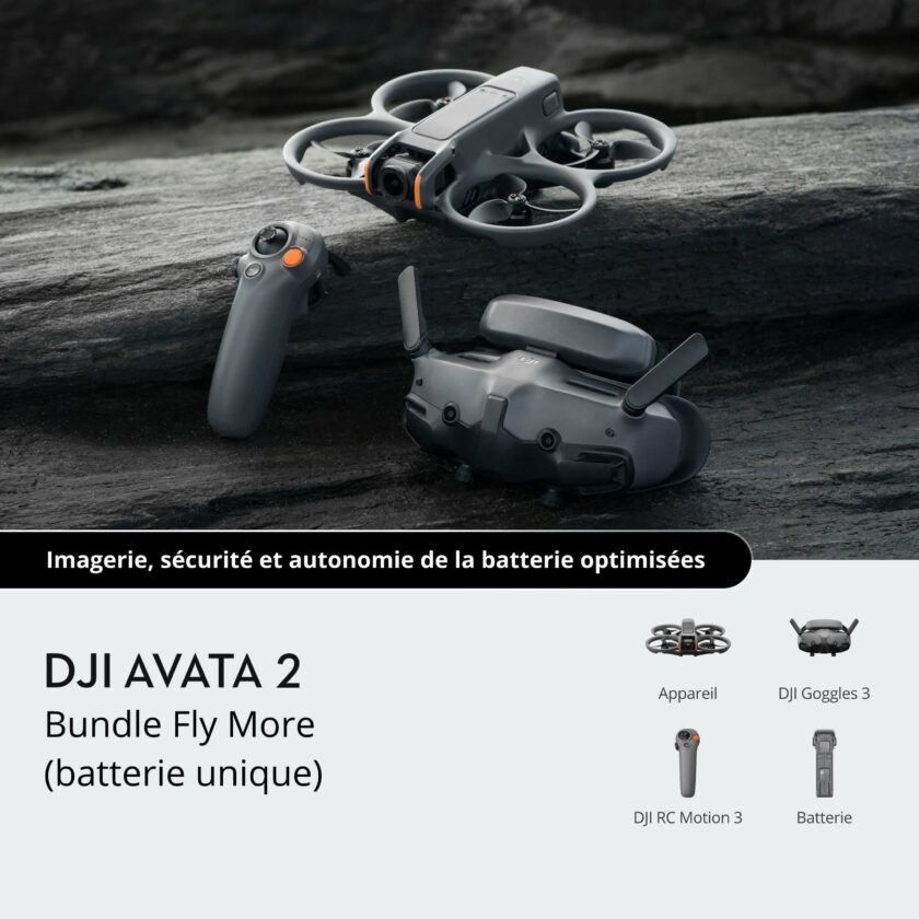 Bundle Fly More DJI Avata 2 (batterie unique)