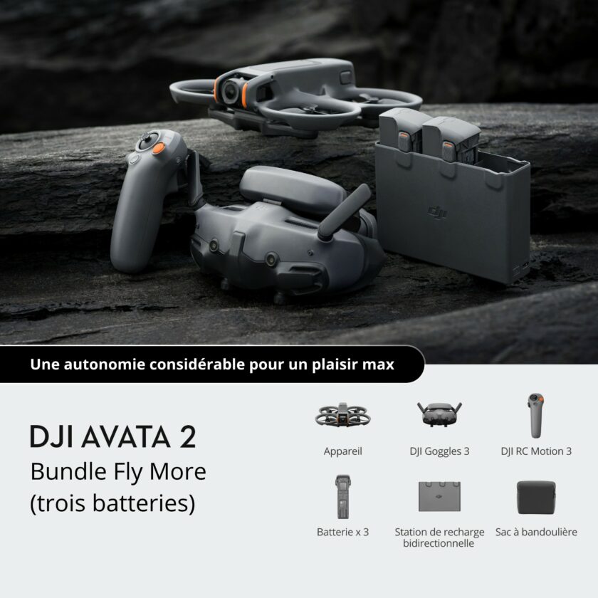 Bundle Fly More DJI Avata 2 (3 batteries)